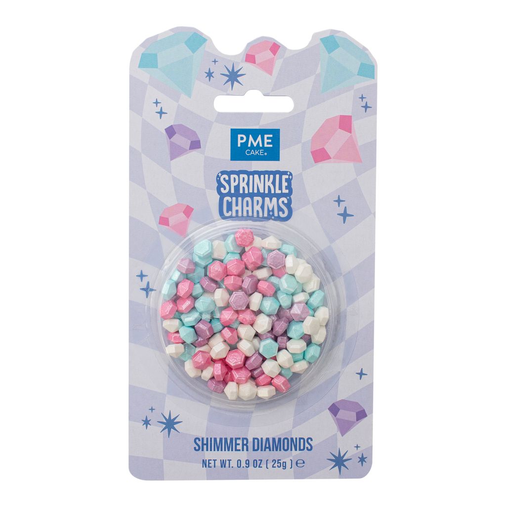 Shimmer Diamonds Sprinkle Charms