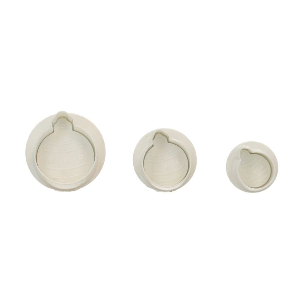 Christmas Ornament Plunger Cutter Set Of 3