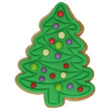 Load image into Gallery viewer, Christmas Tree Cookie Cutter With Stamp 7.5cm
