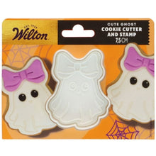 Load image into Gallery viewer, Cute Ghost Cookie Cutter With Stamp 7.5cm
