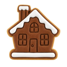 Load image into Gallery viewer, Gingerbread House Cookie Cutter With Stamp 7.5cm
