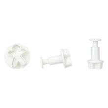 Load image into Gallery viewer, Gingerbread Man Plunger Cutter Set Of 3
