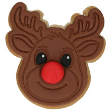 Load image into Gallery viewer, Reindeer Cookie Cutter With Stamp 7.5cm
