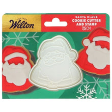 Load image into Gallery viewer, Santa Claus Cookie Cutter With Stamp 7.5cm
