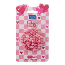 Load image into Gallery viewer, Pink Hearts Sprinkle Charms
