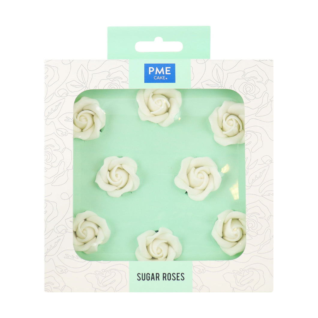 White Sugar Roses