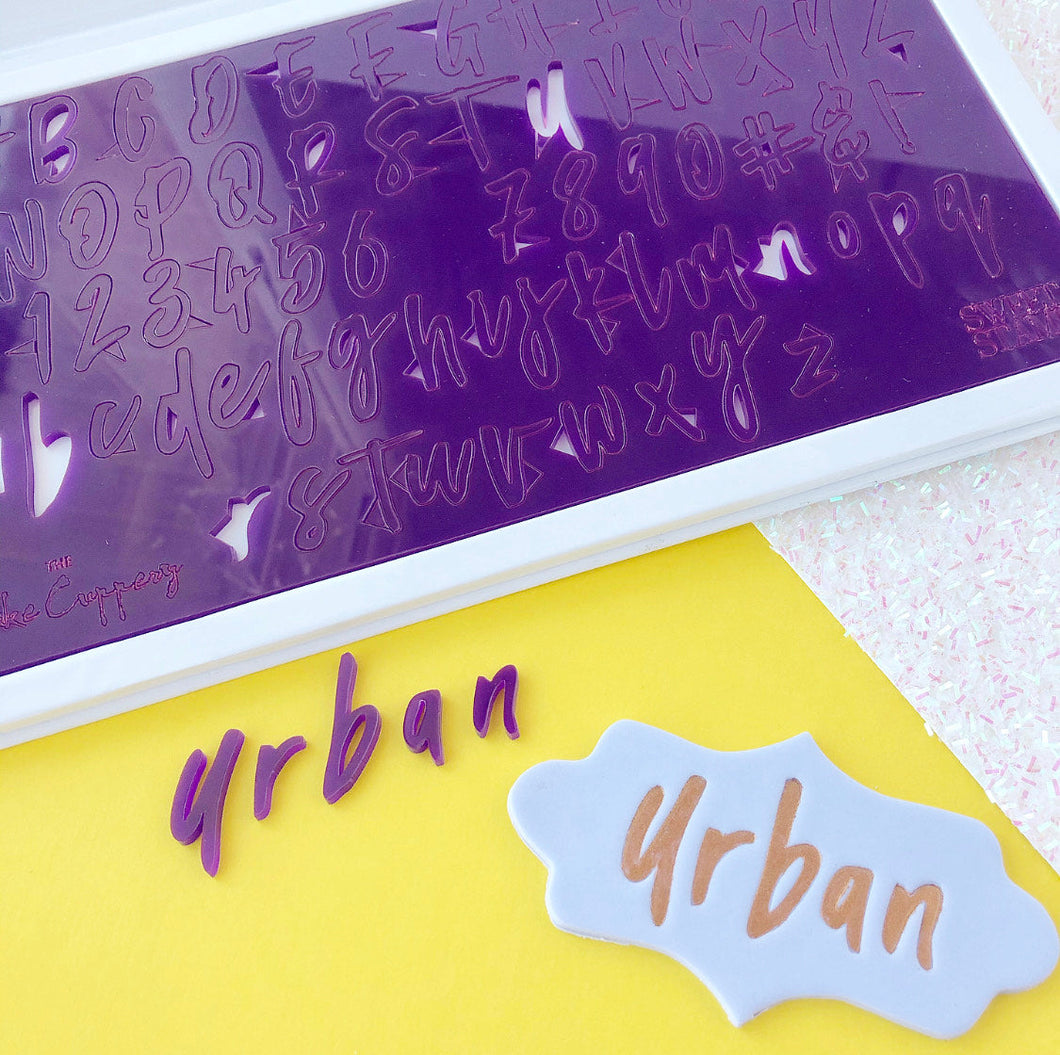 Urban Letter Embossing Set