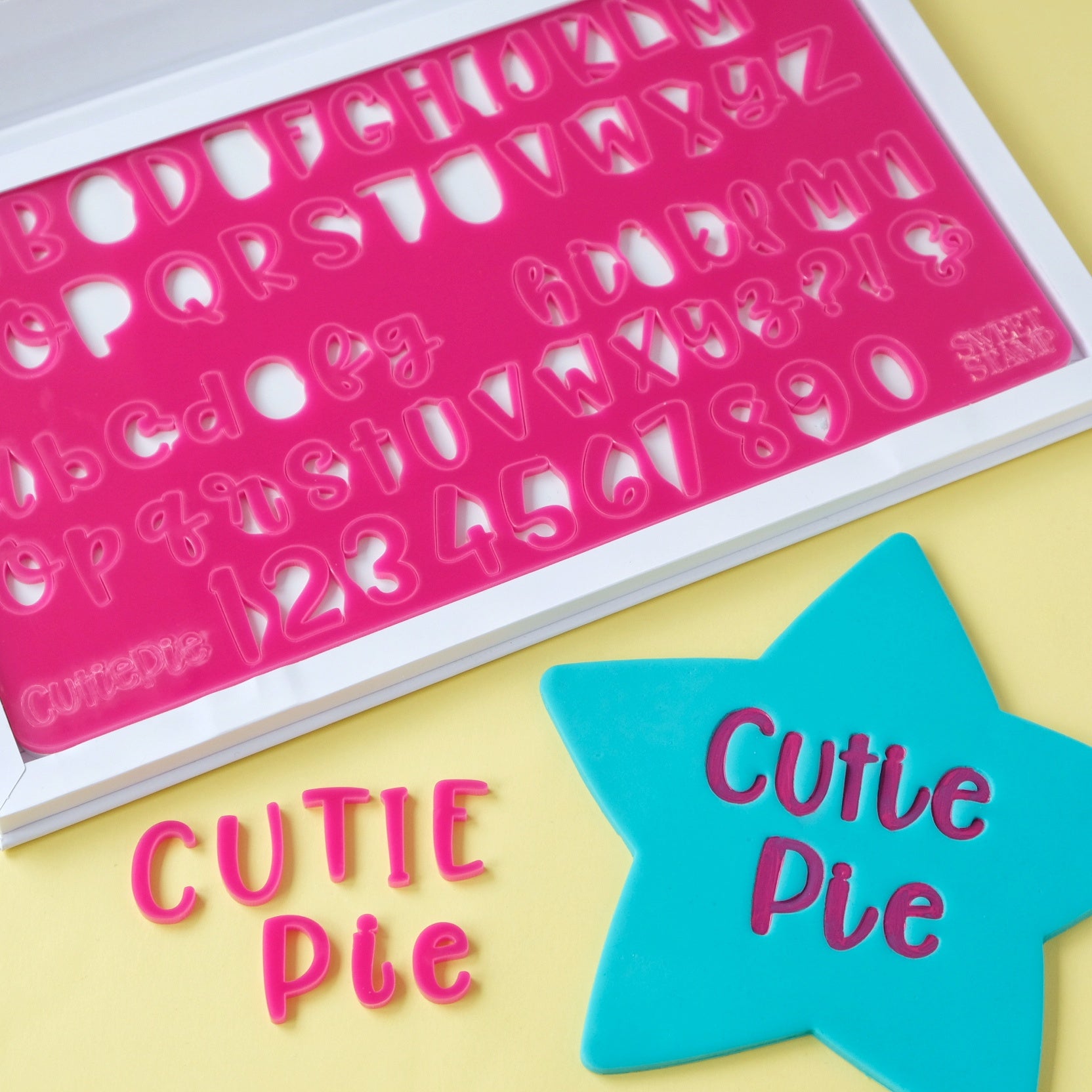 Cutie Pie Letter Embossing Set – The Cake House
