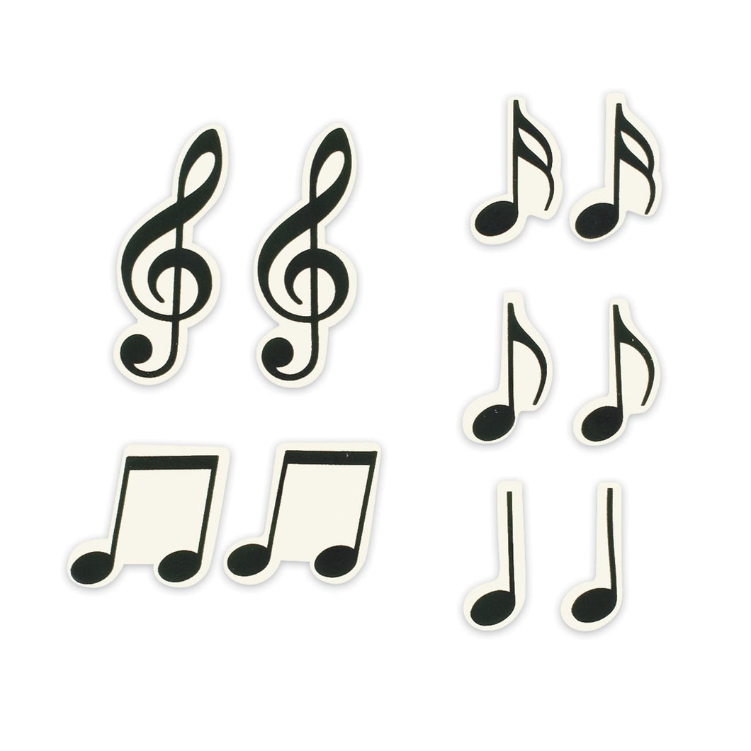Sweet Decor Musical Notes - Pack of 10