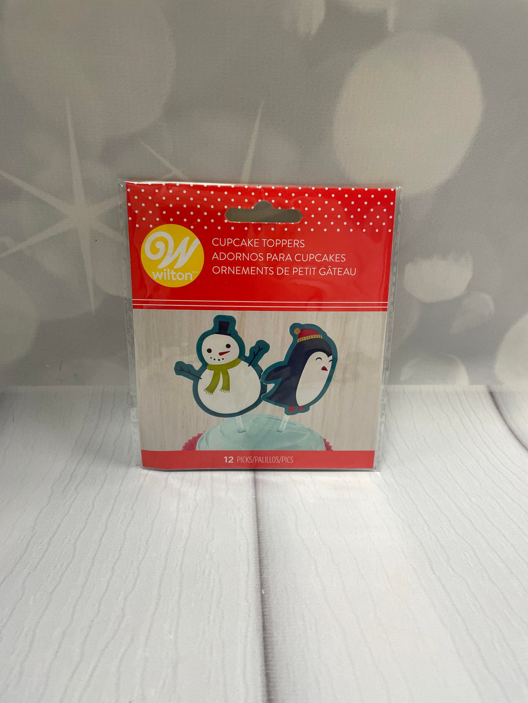 Snowman & Penguin Cupcake Toppers