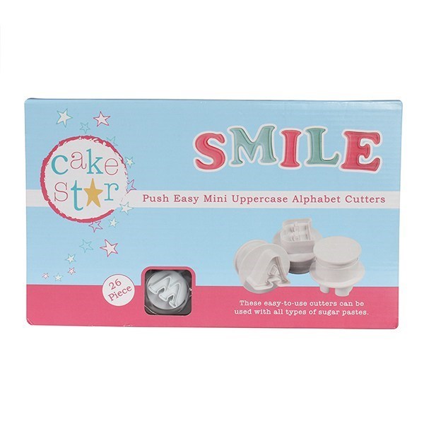 Push Easy Mini Alphabet/Number Cutters