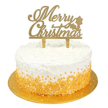 Load image into Gallery viewer, Merry Christmas Cake Topper
