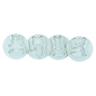 Cute Animal Plunger Cutters - Set of 4