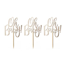 Load image into Gallery viewer, Oh Baby! Baby Shower Cupcake Toppers
