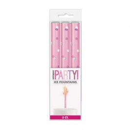 Glitz Ice Fountain Candles