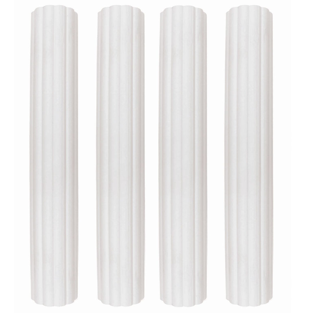 Plastic Hollow Pillars Pk/4 (152mm / 6”) / White