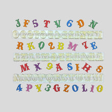 Load image into Gallery viewer, Carnival Upper Case Alphabet &amp; Numbers Cutter Set
