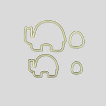 Load image into Gallery viewer, Mummy &amp; Baby Elephant Cutters - Set of 2
