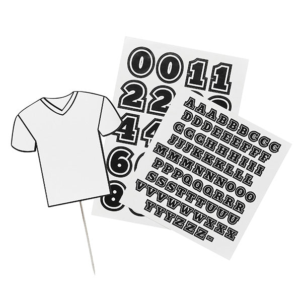 Personalised Football Shirt Cake Topper With 2 Sticker Sheets