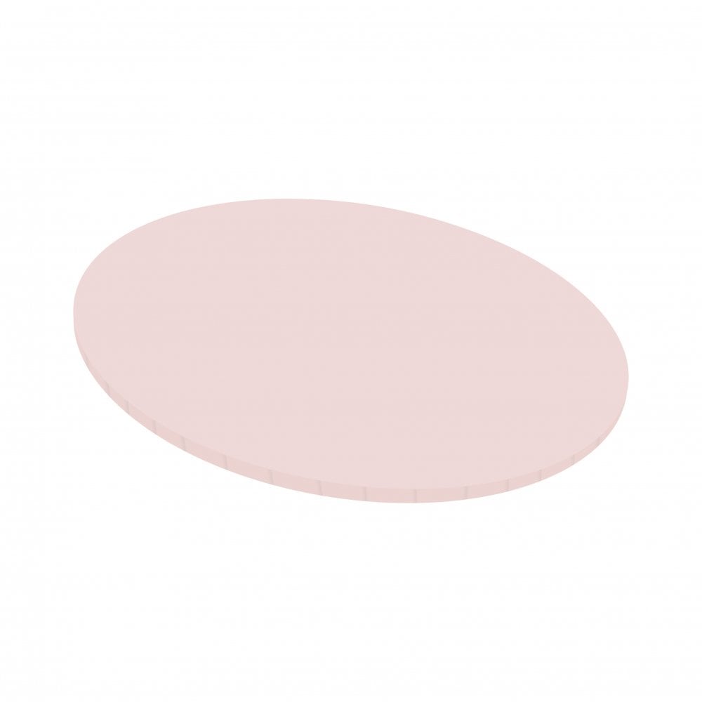 5mm Round Baby Pink Matt Masonite Board
