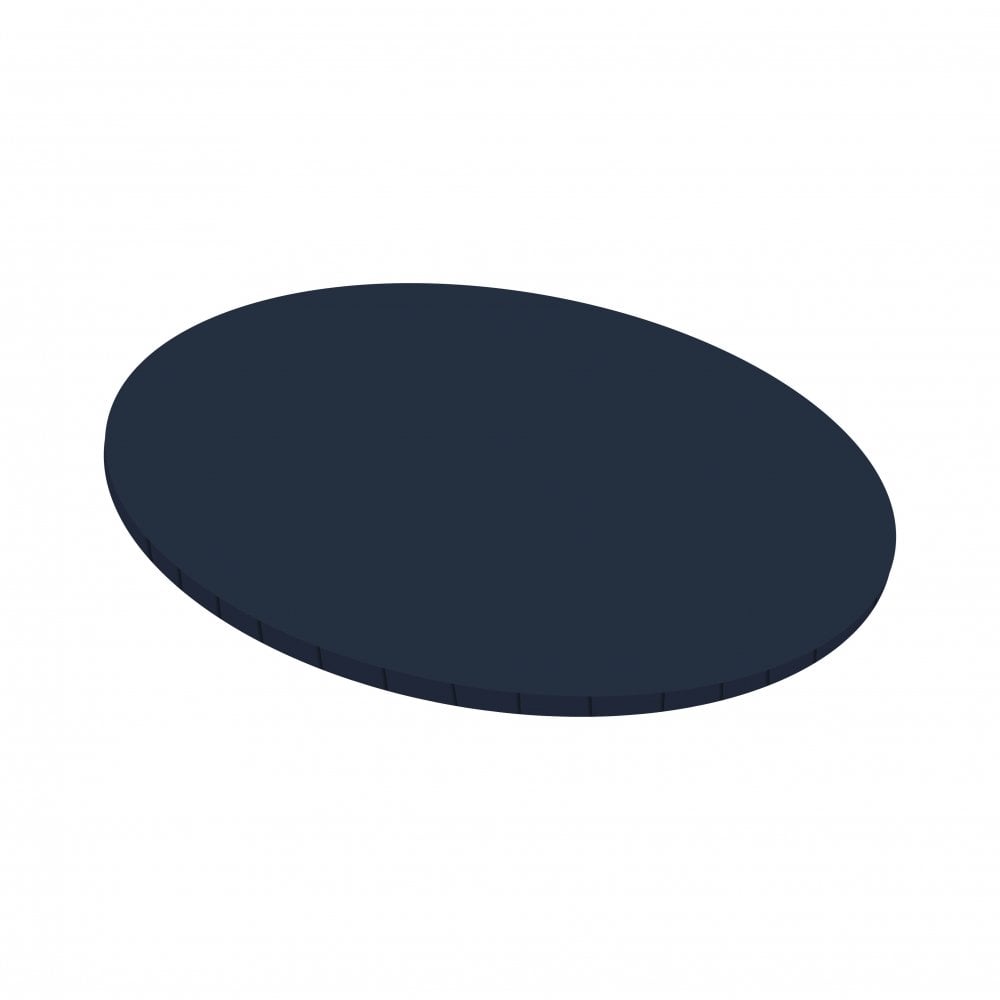 5mm Round Navy Blue Matt Masonite Board