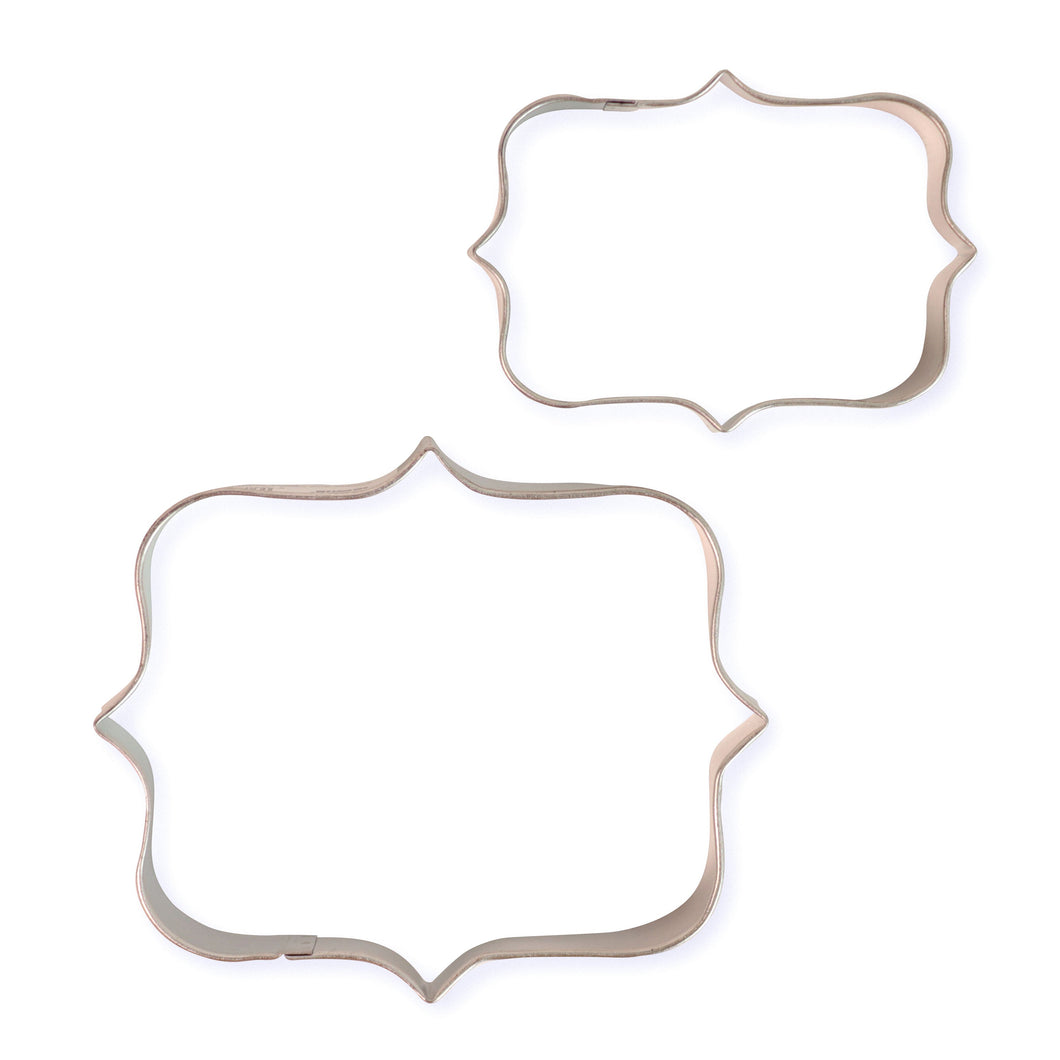 Cookie & Cake Plaque Cutter - Set of 2